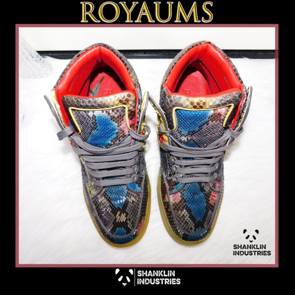 🤍🐼ROYAUMS🐼🤍 💯% Authentic Limited Edition Python Shoes SZ 7 UK / 9 US